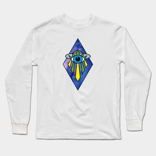 Galaxy Diamond UFO Eye Long Sleeve T-Shirt